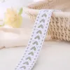 White lace with hollowed-out heart-shaped lace details Picture